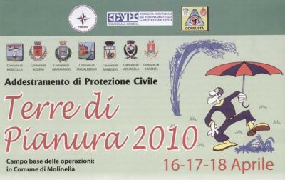 Addestramento di Protezione Civile “Terre Di Pianura 2010”